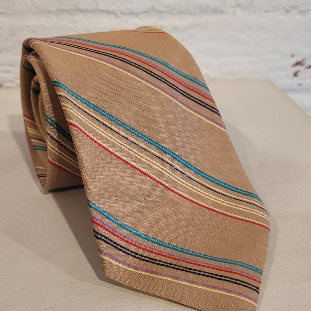 Botany 500 Men's Retro Striped Necktie